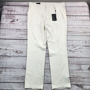 J.Lindeberg JL Tour Regular Fit Micro Stretch Golf Pants Men's 38x34 White NWT
